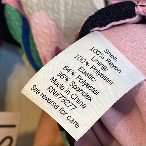 Nine West Multicolor Floral Crop Top - Picture 8 of 10